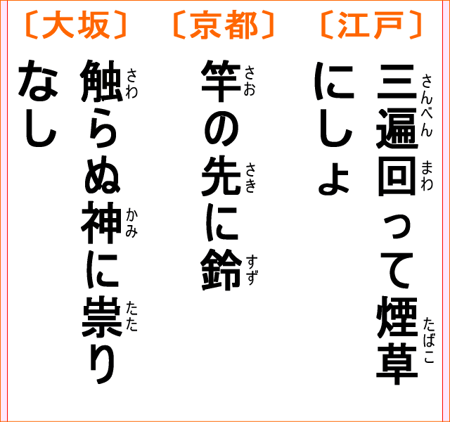 いろはかるた：第三十七番